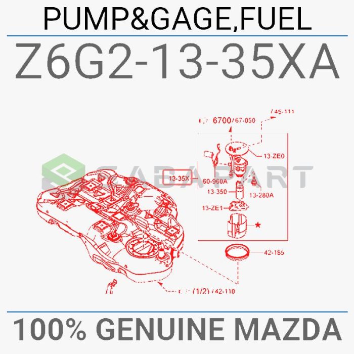 پمپ بنزین کامل مزدا 3 منطقه آزاد - محصول اصلی (جنیون پارت)-1