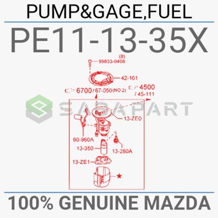 پمپ بنزین کامل مزدا 6 - محصول اصلی (جنیون پارت)-1