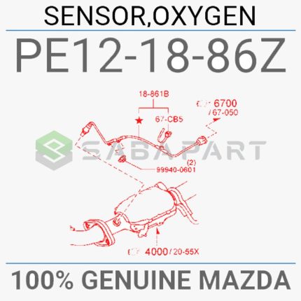 سنسور اکسیژن مزدا 6 - محصول اصلی (جنیون پارت)-1