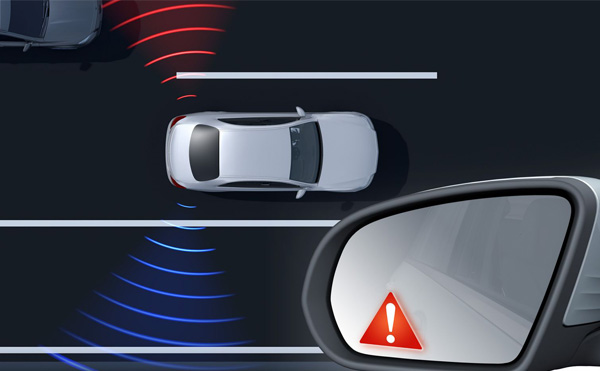 Car-blind-spot-radar-cover
