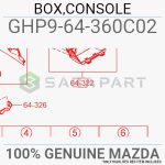 103010039-قاب جاسیگاری کنسول مزدا 6-سازنده مزدا-1