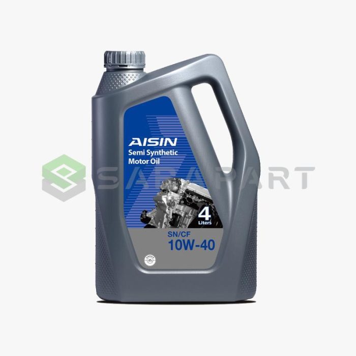 110046-روغن موتور 10W-40 نیمه سنتتیک _-سازنده آیسین-1