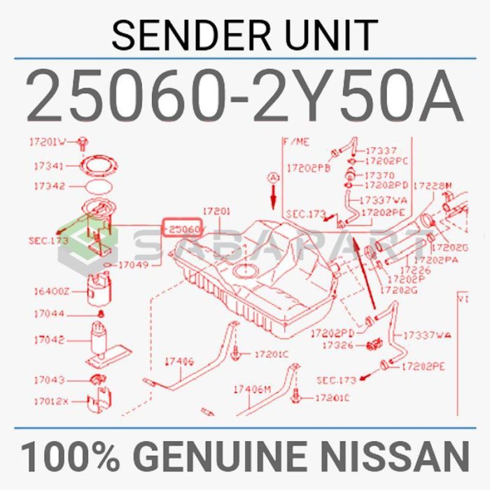 204050010-نشانگر باک نیسان ماکسیما-سازنده نیسان-1